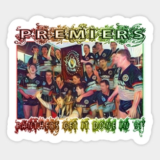 Penrith Panthers - PREMIERS 1991 Sticker